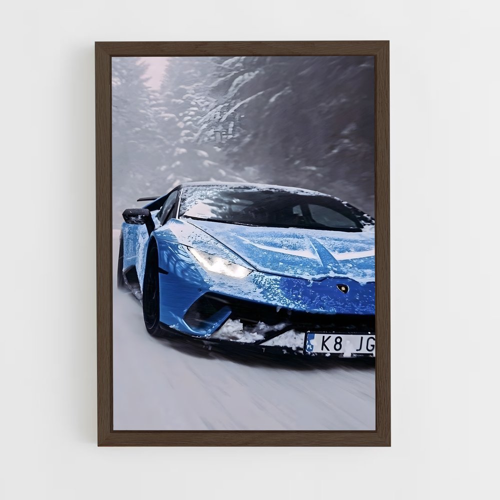 Poster Vitesse Polaire – affiche Lamborghini (vue 5)